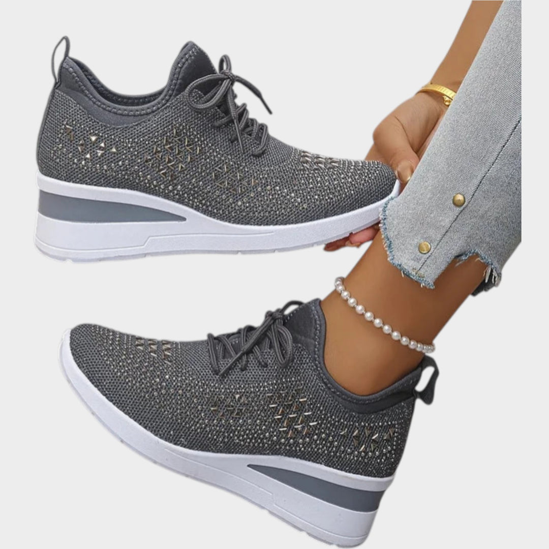 Sparkle Mesh Comfort Sneakers