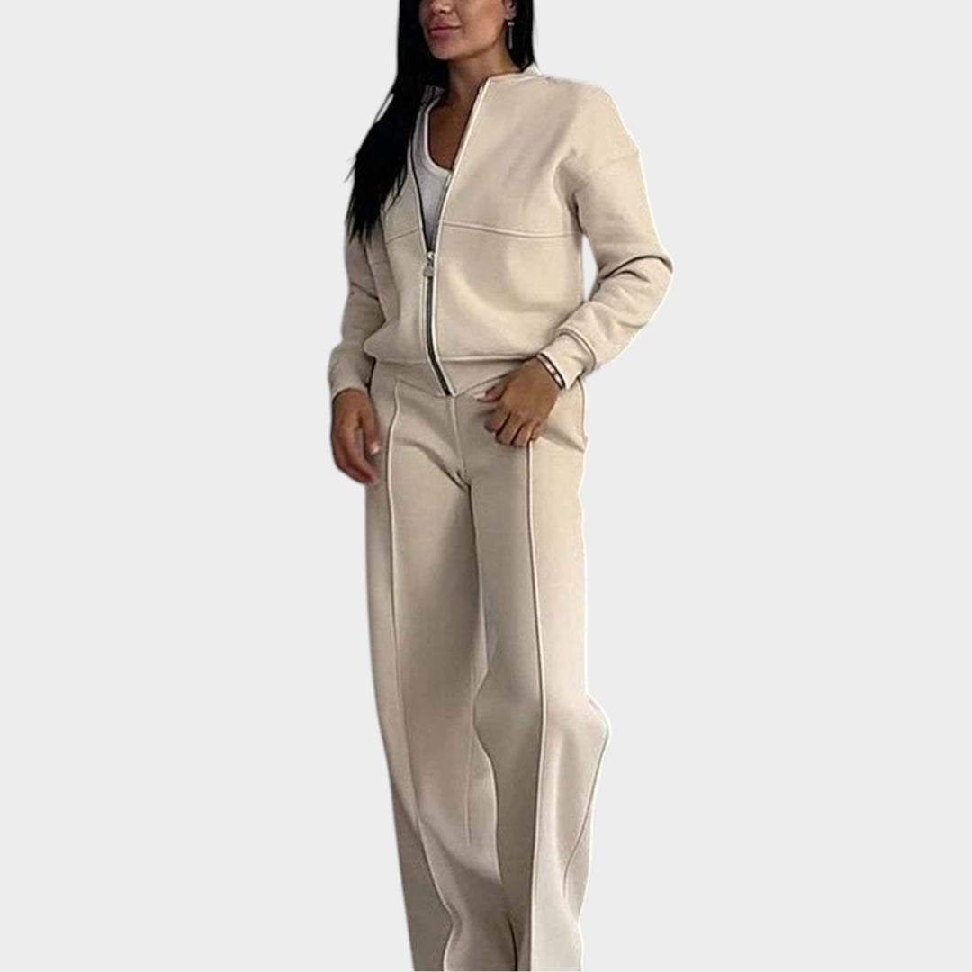 Chic Zip-Up Lounge Set