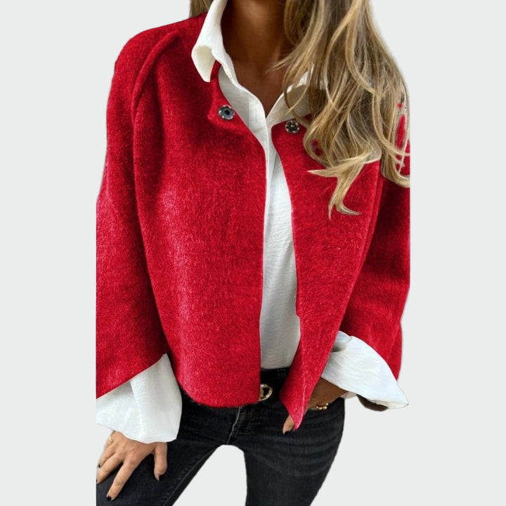 Cape with Elegant Open Sleeves