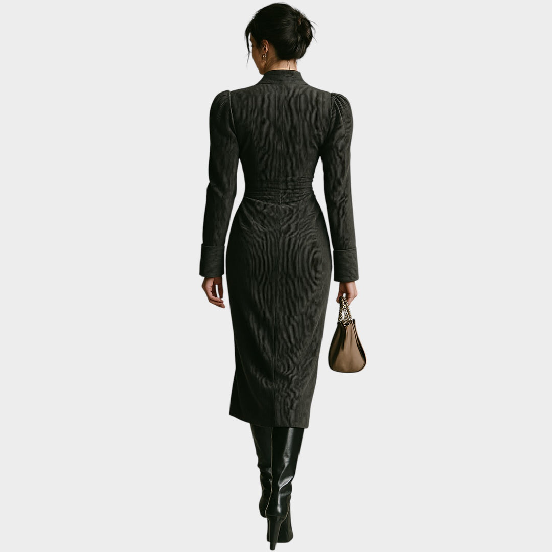 Sculpting Plunge Maxi Dress