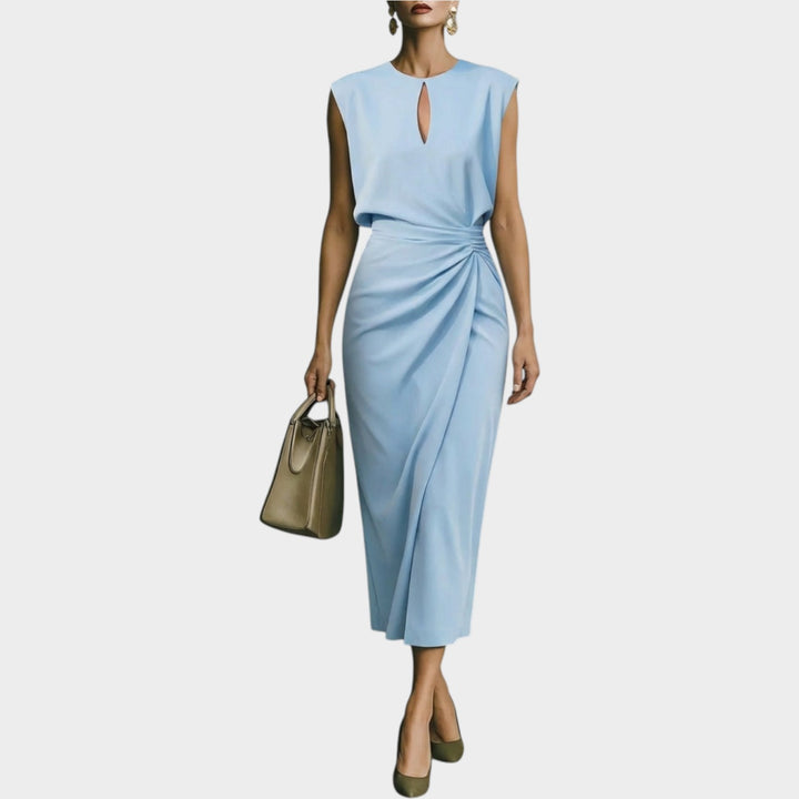 Sophia Draped Midi Dress