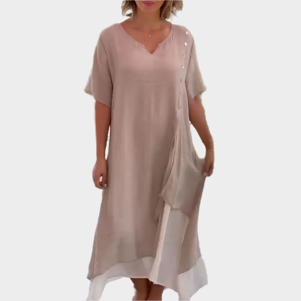 Classic Maxi Dress in Solid Color