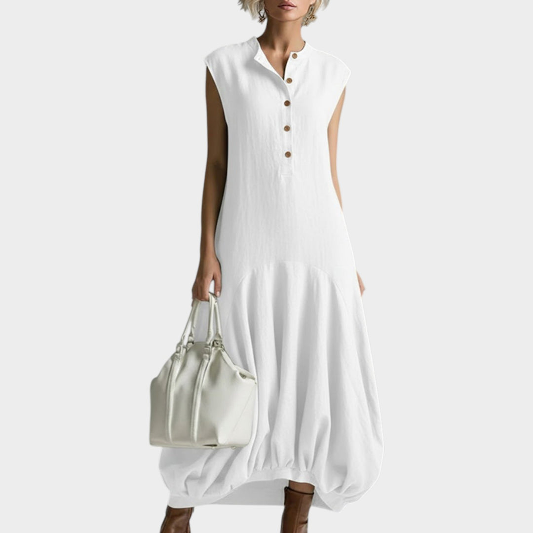 Elegant Sleeveless Maxi Dress