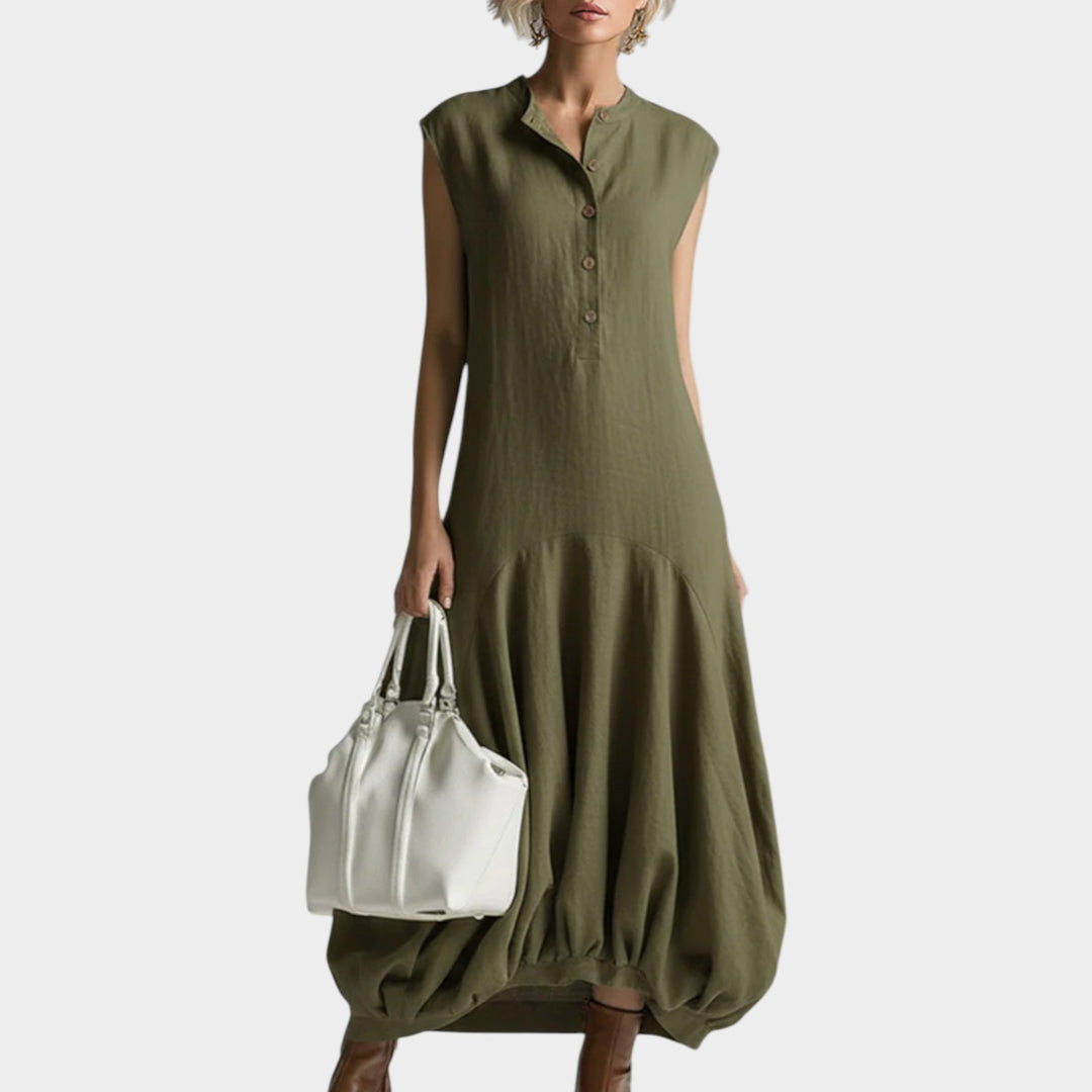 Elegant Sleeveless Maxi Dress