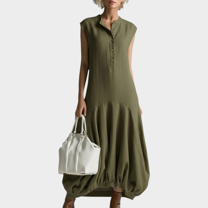 Elegant Sleeveless Maxi Dress