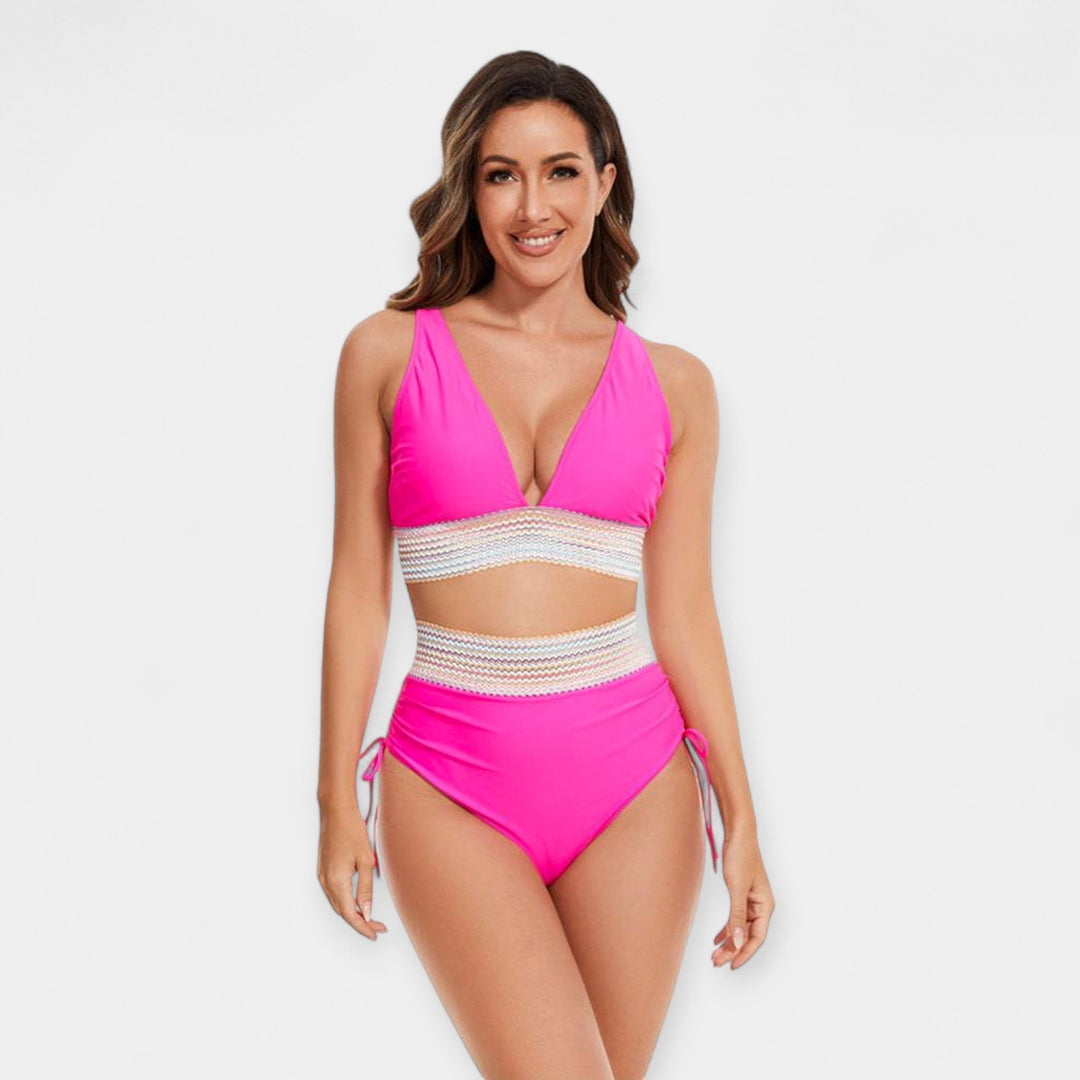 High-Waisted Bikini with Padding