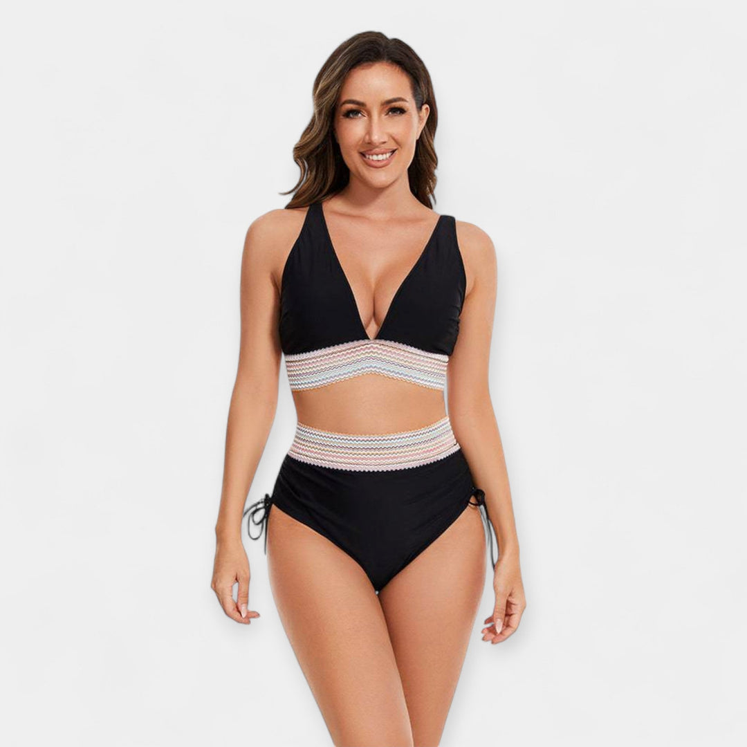 High-Waisted Bikini with Padding