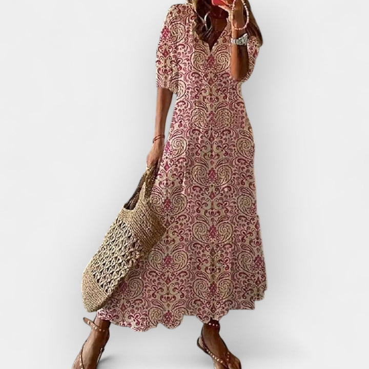 Boho Floral Maxi Dress