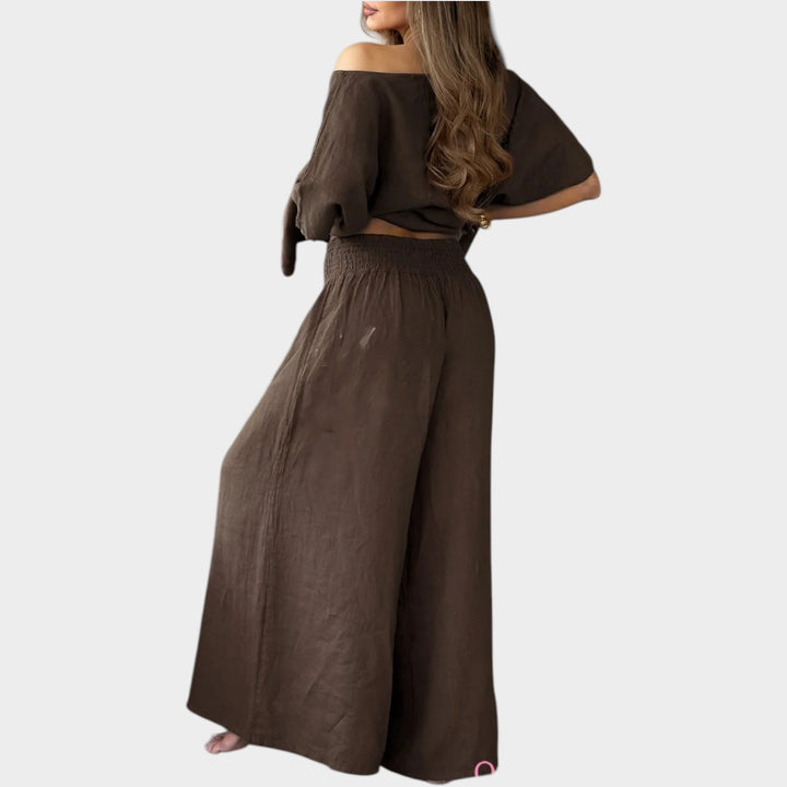 Effortless Wide-Leg Two-Piece Set